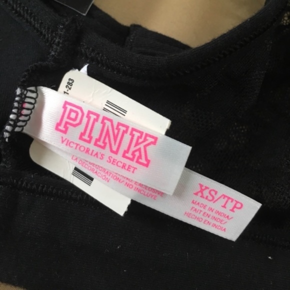 New Victoria's Secret Pink Lace Racerback Bralette - Picture 6 of 7